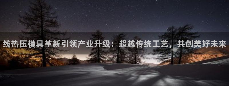 Emc易赔体育：线热压模具革新引领产业升级：超越传统工艺