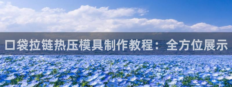 易倍思机电制造(上海)有限公司：口袋拉链热压模具制作教程