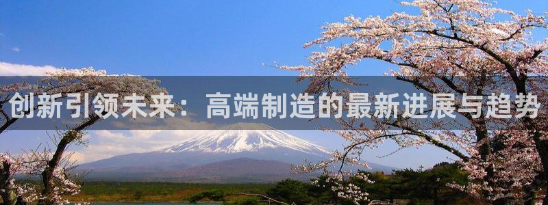 易倍申价格：创新引领未来：高端制造的最新进展与趋势