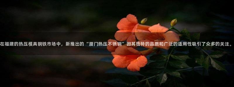 易倍网络技术有限公司招聘：在福建的热压模具钢铁市场中，新